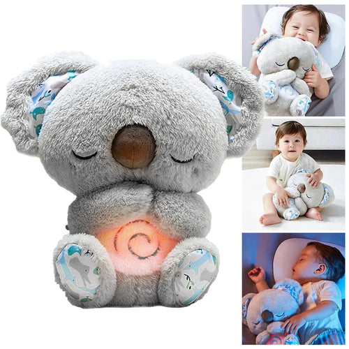 Breathing Koala anxiety relief plush with rhythmic breathing motion