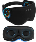 Sleep Mask with Headphones Bluetooth 5.4,  3D Eye Mask Blackout with Soft Bamboo Cotton for Side Sleepers Women Men, Sleep Headphones Earphones HD Speaker Microphone for Travel Meditation Gift